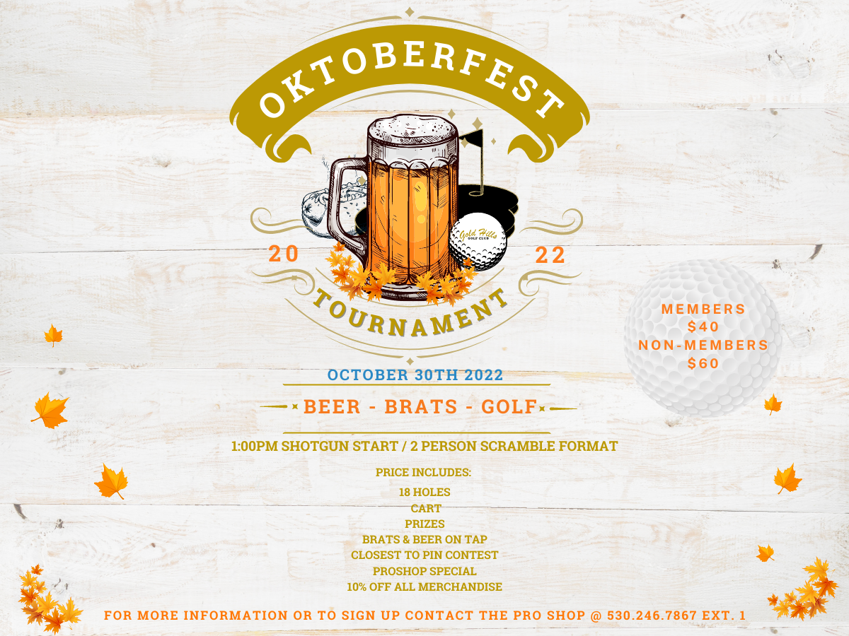 Gold Hills Oktoberfest Tournament 3